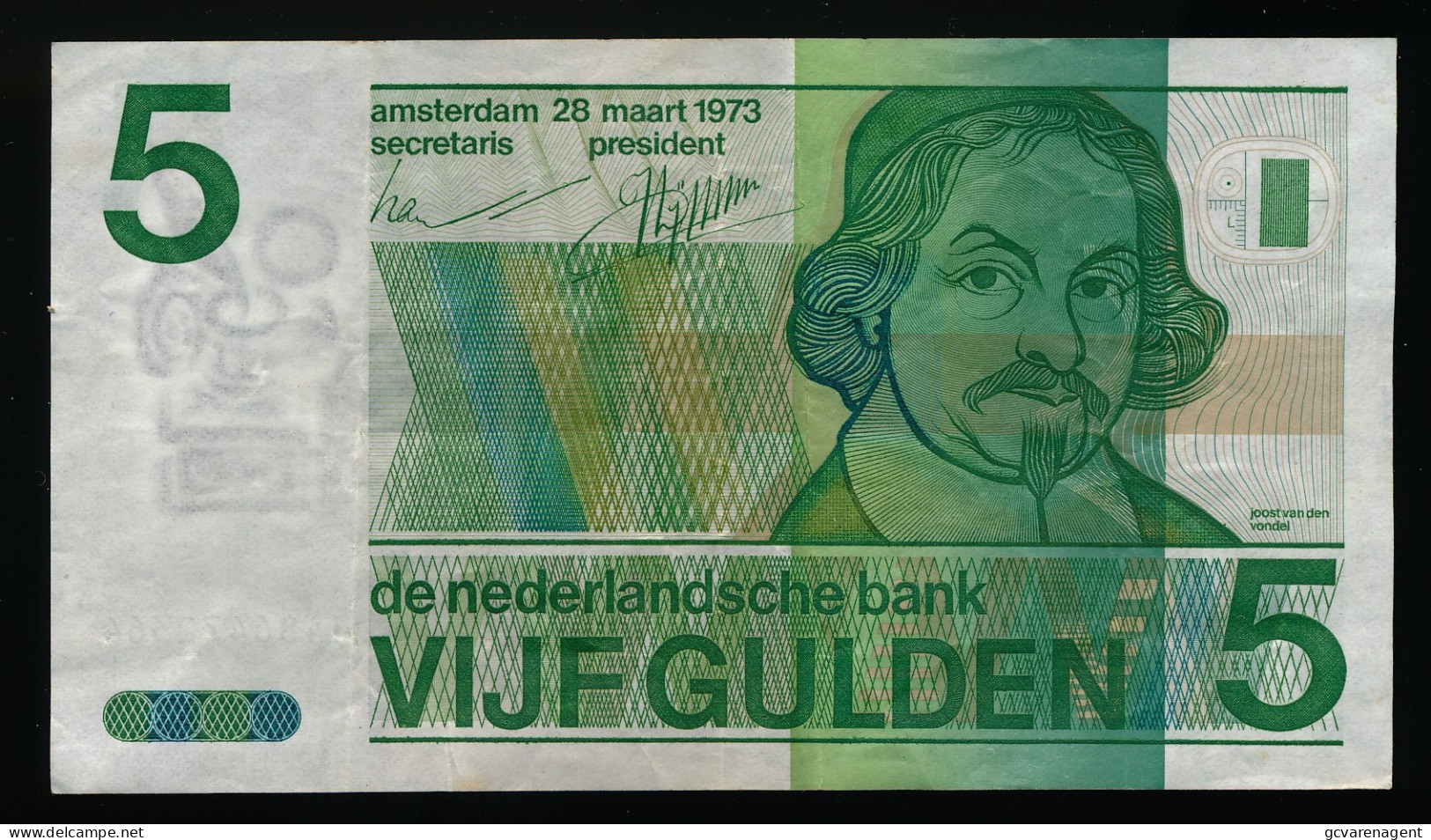 5 GULDEN  1973       ZIE  SCANS - 5 Gulden