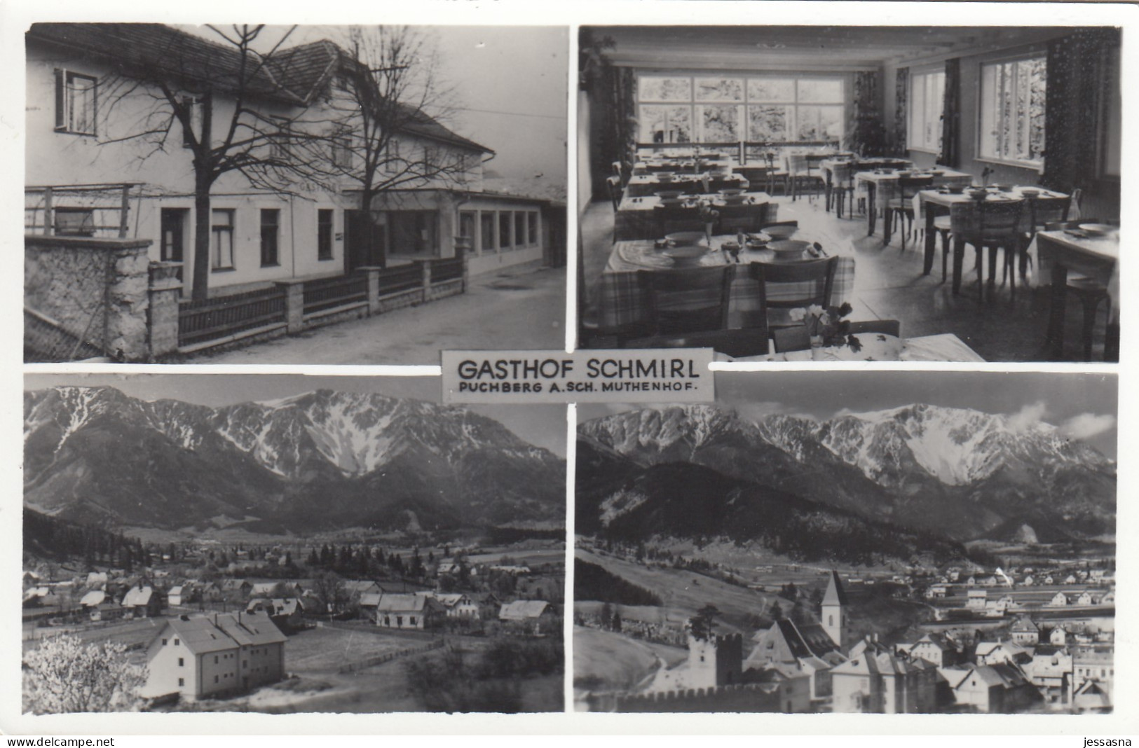 AK - PUCHBERG Am Schneeberg - Gasthof Schmirl - Ortspanorama 1966 - Schneeberggebiet