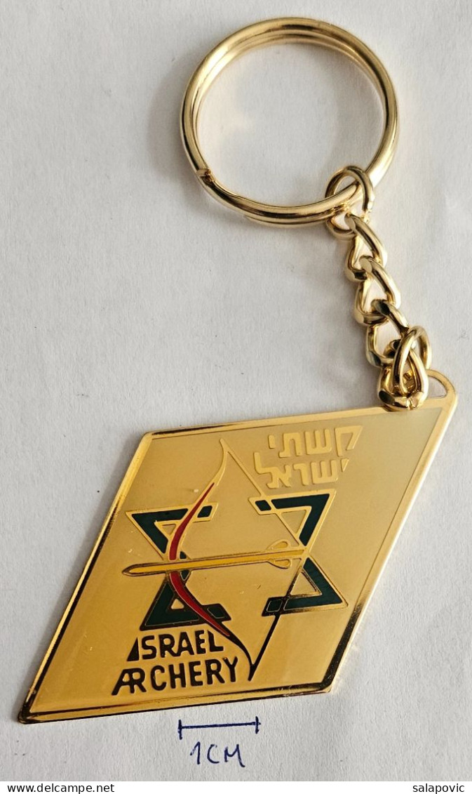 Israel Archery Federation Shooting  Pendant Keyring  PRIV-1/9 - Tir à L'Arc