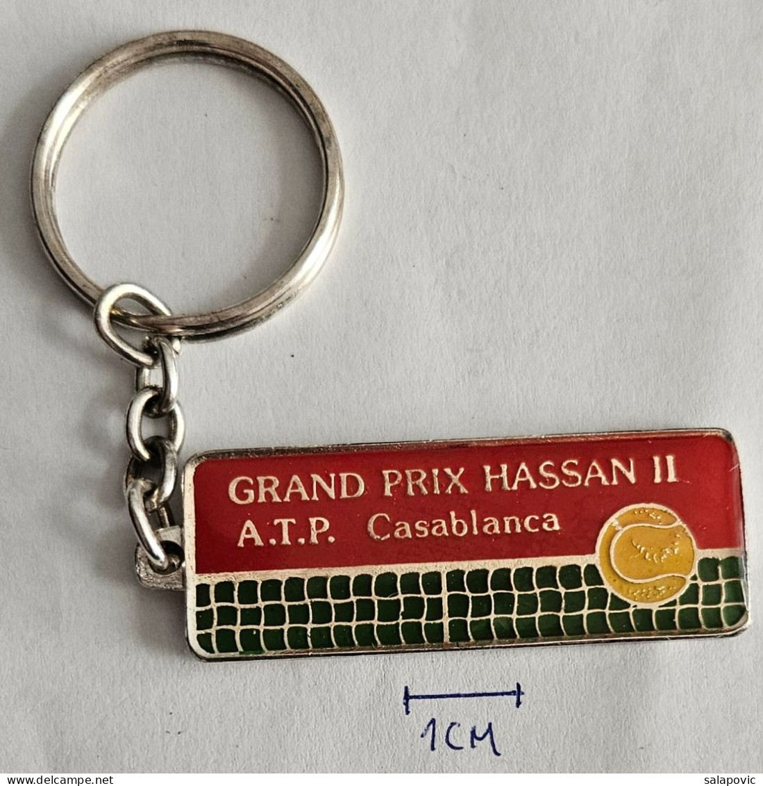 Grand Prix Hassan II ATP Casablanca Morocco Tennis Pendant Keyring  PRIV-1/9 - Abbigliamento, Souvenirs & Varie