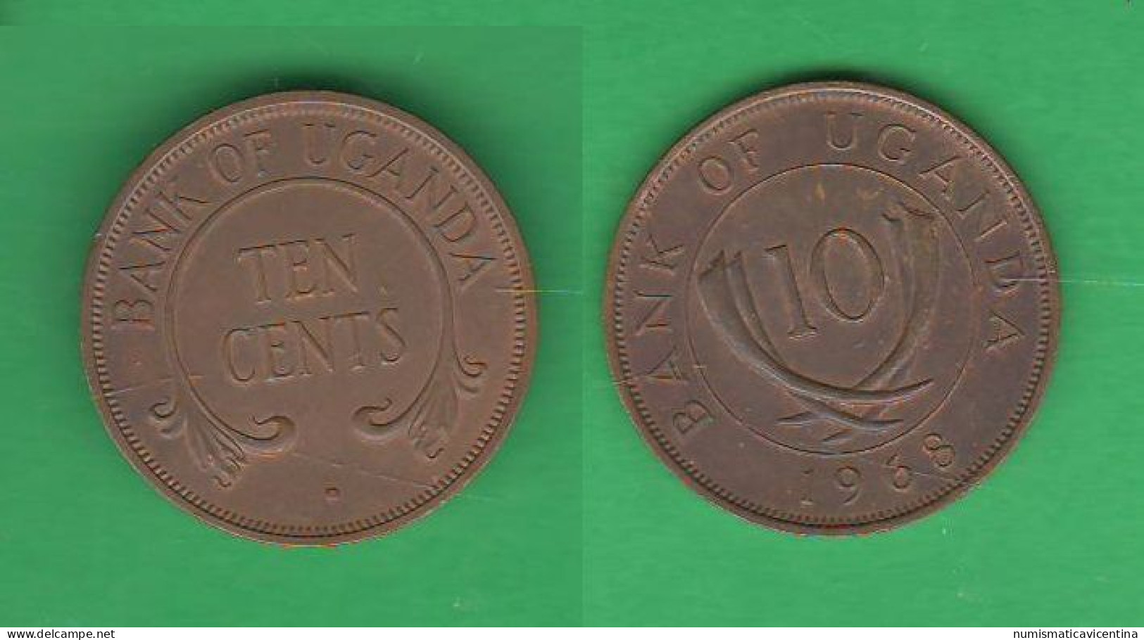 Uganda 10 Cents 1968 - Uganda