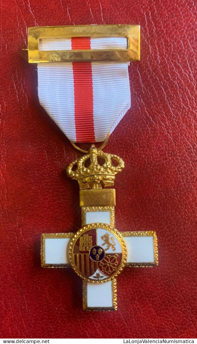 España Medalla Juan Carlos I - Merito Militar Distintivo Blanco - Otros & Sin Clasificación
