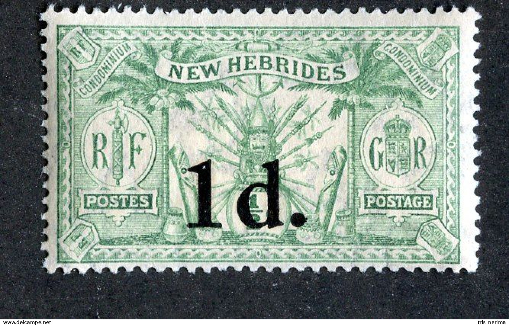 7581 BCx New Hebrides 1924 Scott # 38 MNH** (offers Welcome) - Nuevos