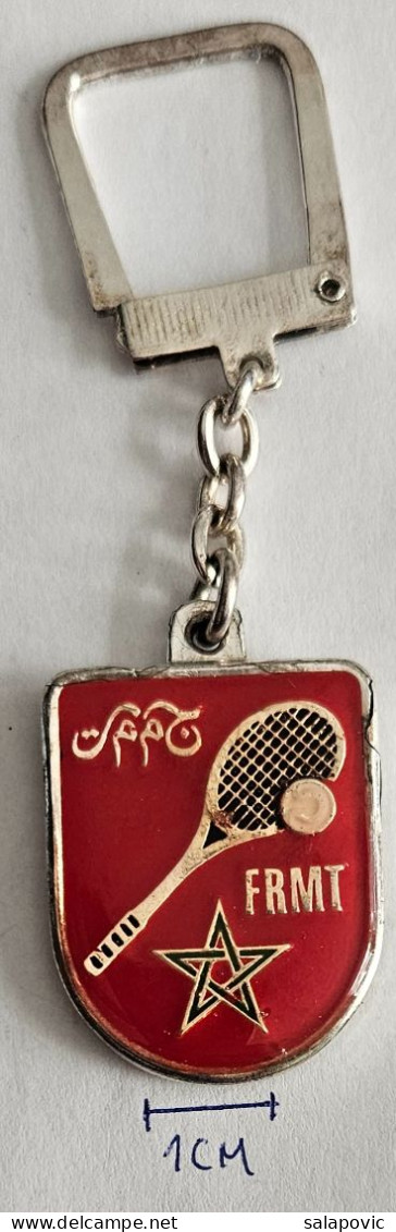 FRMT Royal Moroccan Tennis Federation Trophee Hassan II ATP Casablanca Morocco Tennis Pendant Keyring  PRIV-1/9 - Bekleidung, Souvenirs Und Sonstige