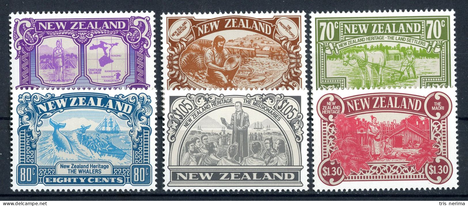 7587 BCx New Zealand 1989 Scott # 950/55 MNH** (offers Welcome) - Ongebruikt