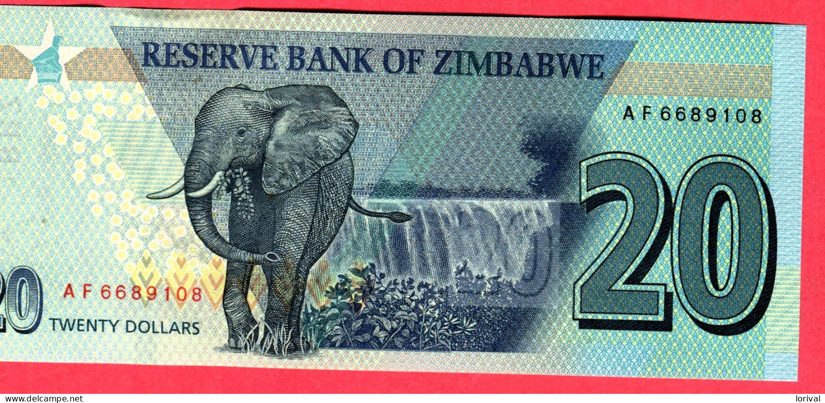 20 Dollars Neuf 3 Euros - Zimbabwe