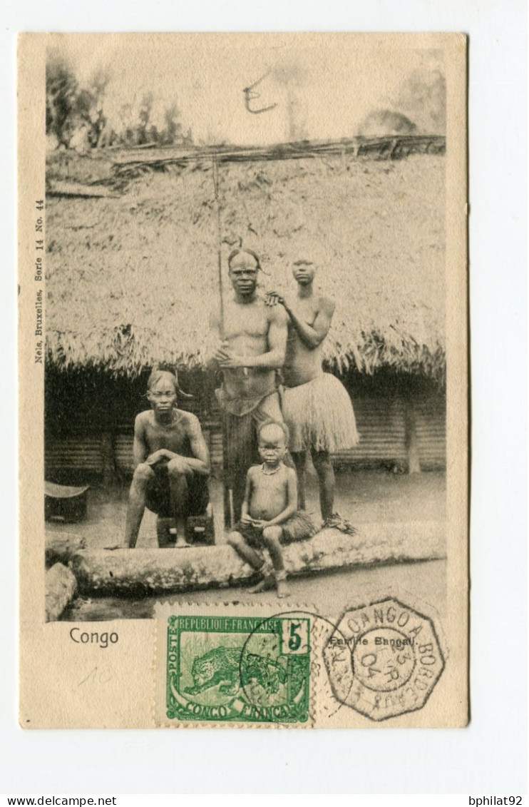 !!! CONGO, CPA DE 1904 POUR CASTRES, CACHET MARITIME LOANGO A BORDEAUX - Briefe U. Dokumente