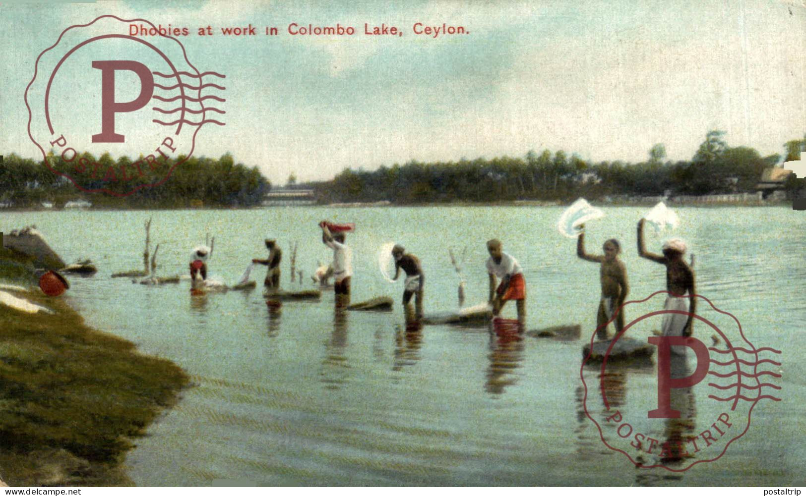 SRI LANKA CEYLON - CEYLAN. DHOBIES AT WORK IN COLOMBO - Sri Lanka (Ceylon)