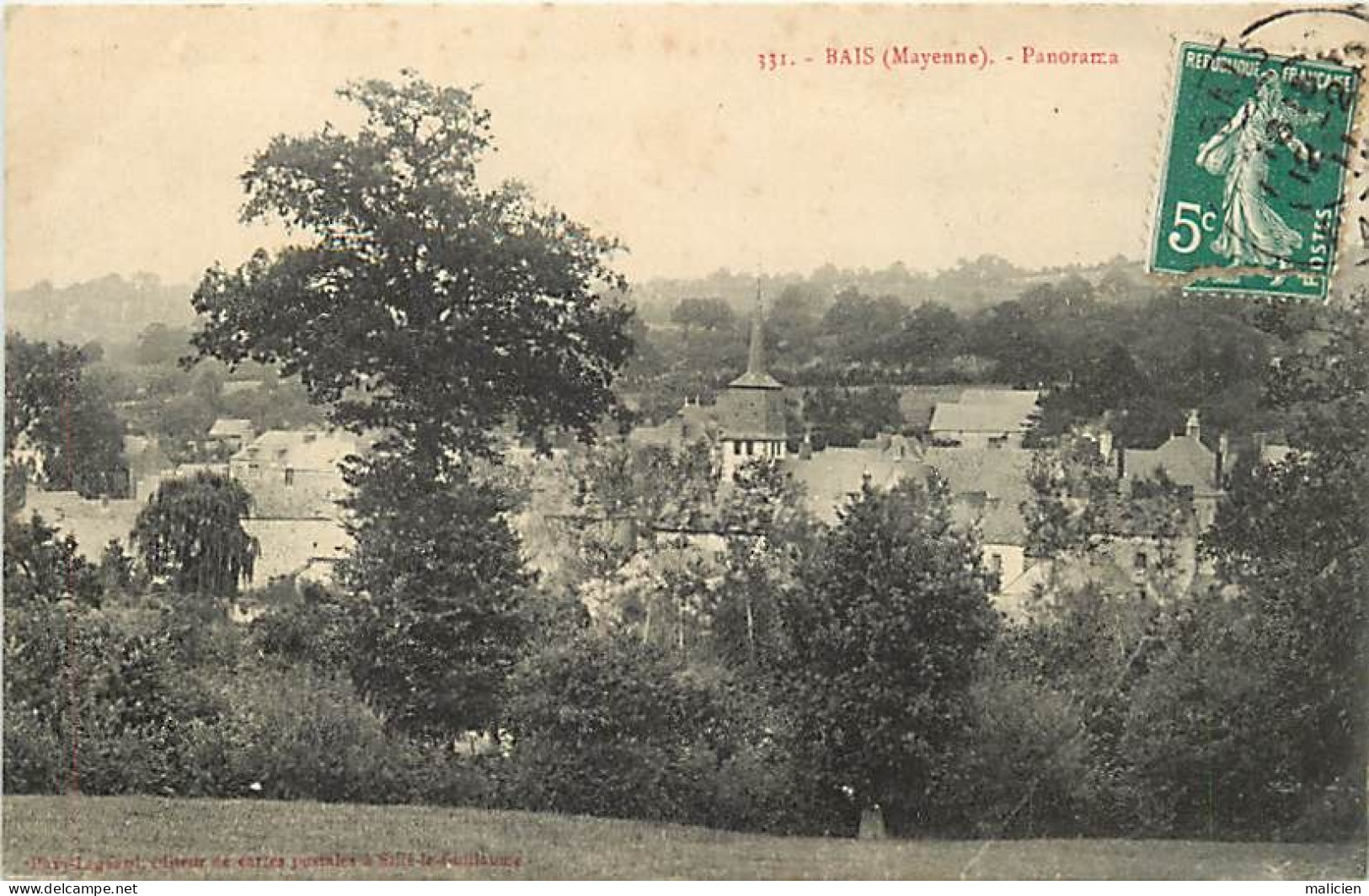 - Dpts Div -ref-BL434- Mayenne - Bais - Panorama - - Bais