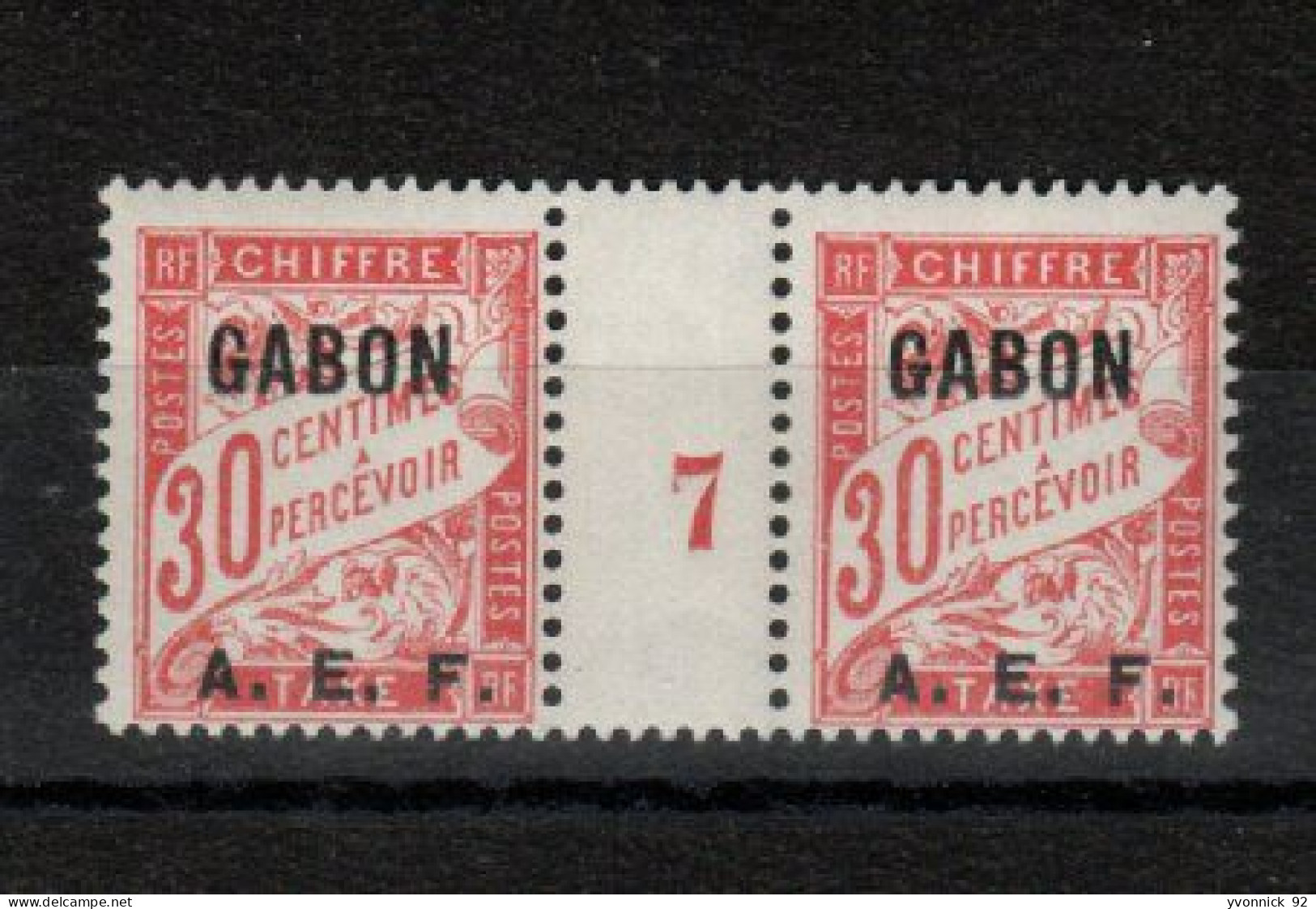 Gabon _ 1 Millésimes  (1927) N°5 - Portomarken