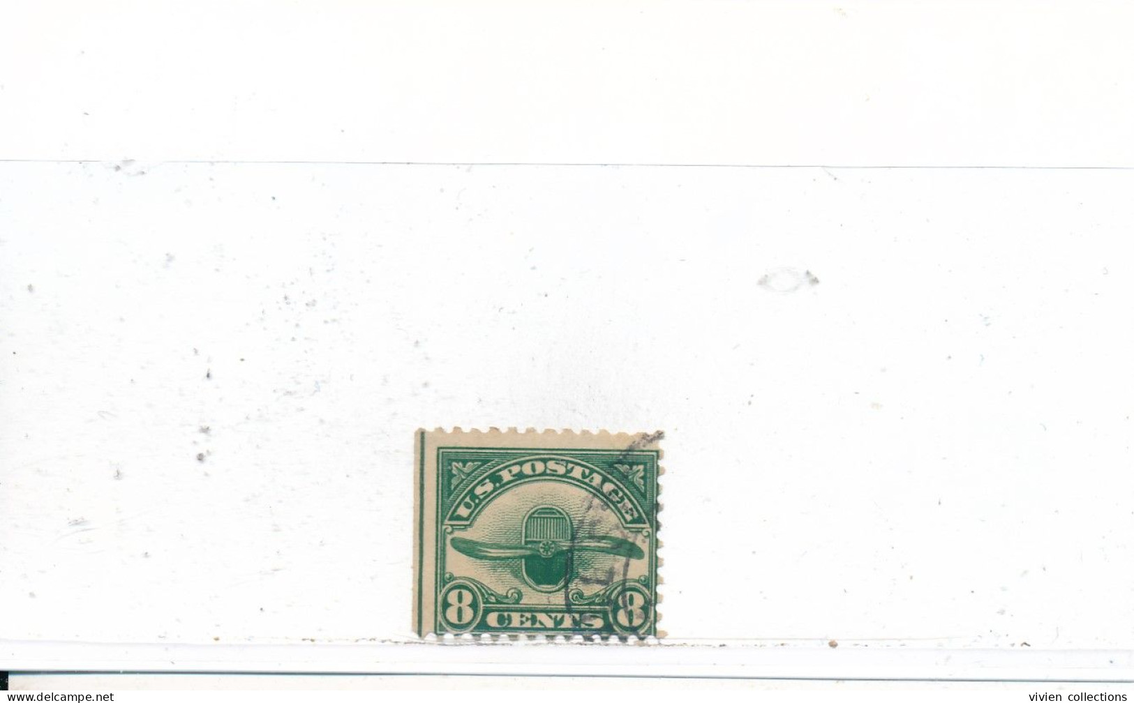 Etats Unis Poste Aérienne PA N° 4 Oblitéré Dentelé Sur 3 Cotés - 1a. 1918-1940 Used