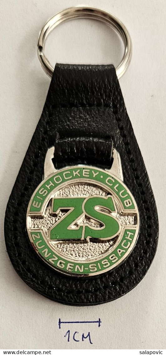 EHC ZUNZGEN-SISSACH Switzerland Ice Hockey Club  Pendant Keyring  PRIV-1/10 - Habillement, Souvenirs & Autres