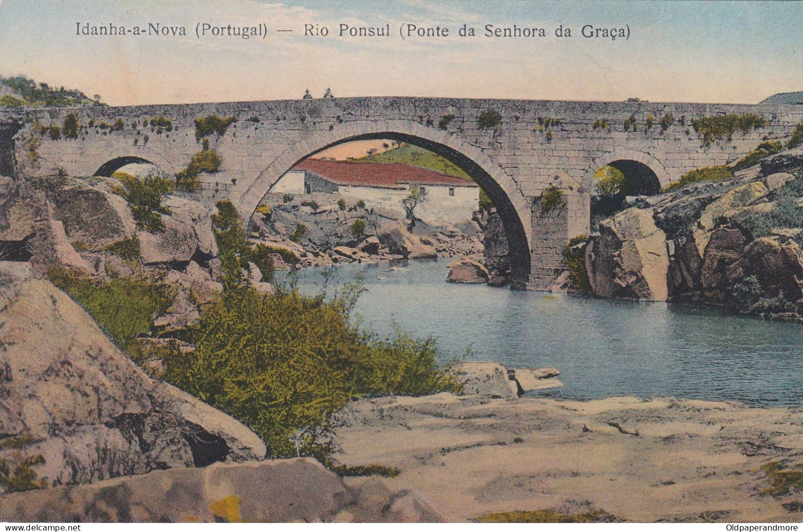 POSTCARD PORTUGAL - IDANHA A NOVA - PONTE DA SENHORA DA GRAÇA - RIO PONSUL - Castelo Branco