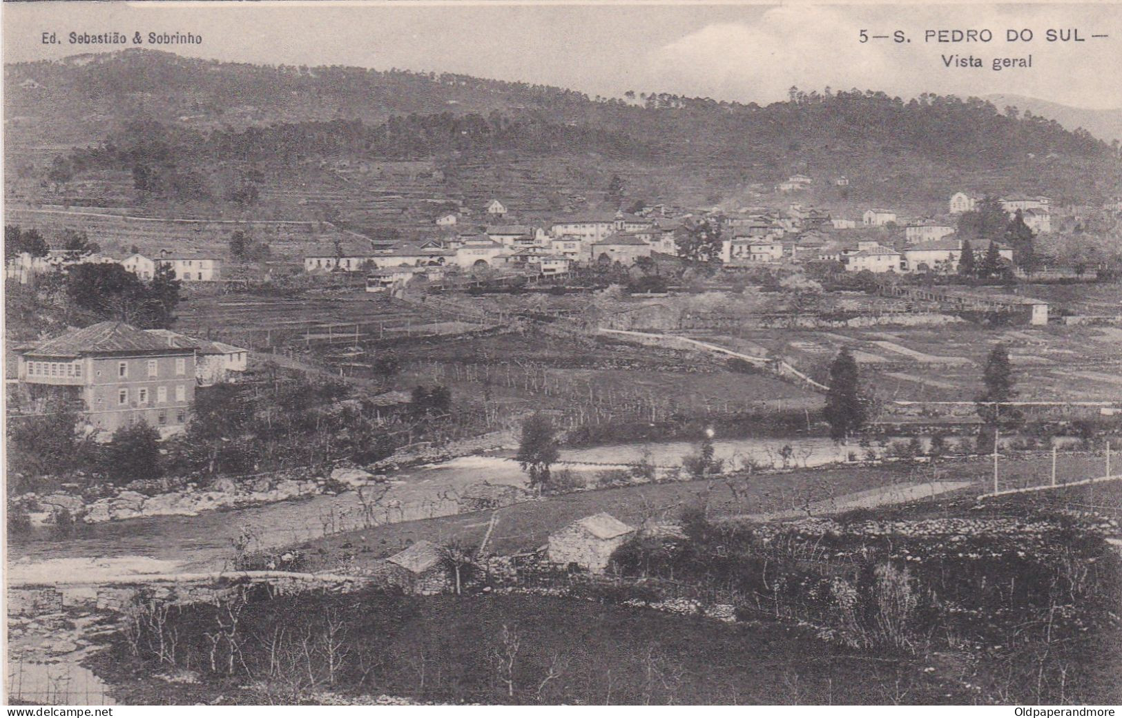 POSTCARD PORTUGAL - S. PEDRO DO SUL -  VISTA GERAL - Viseu