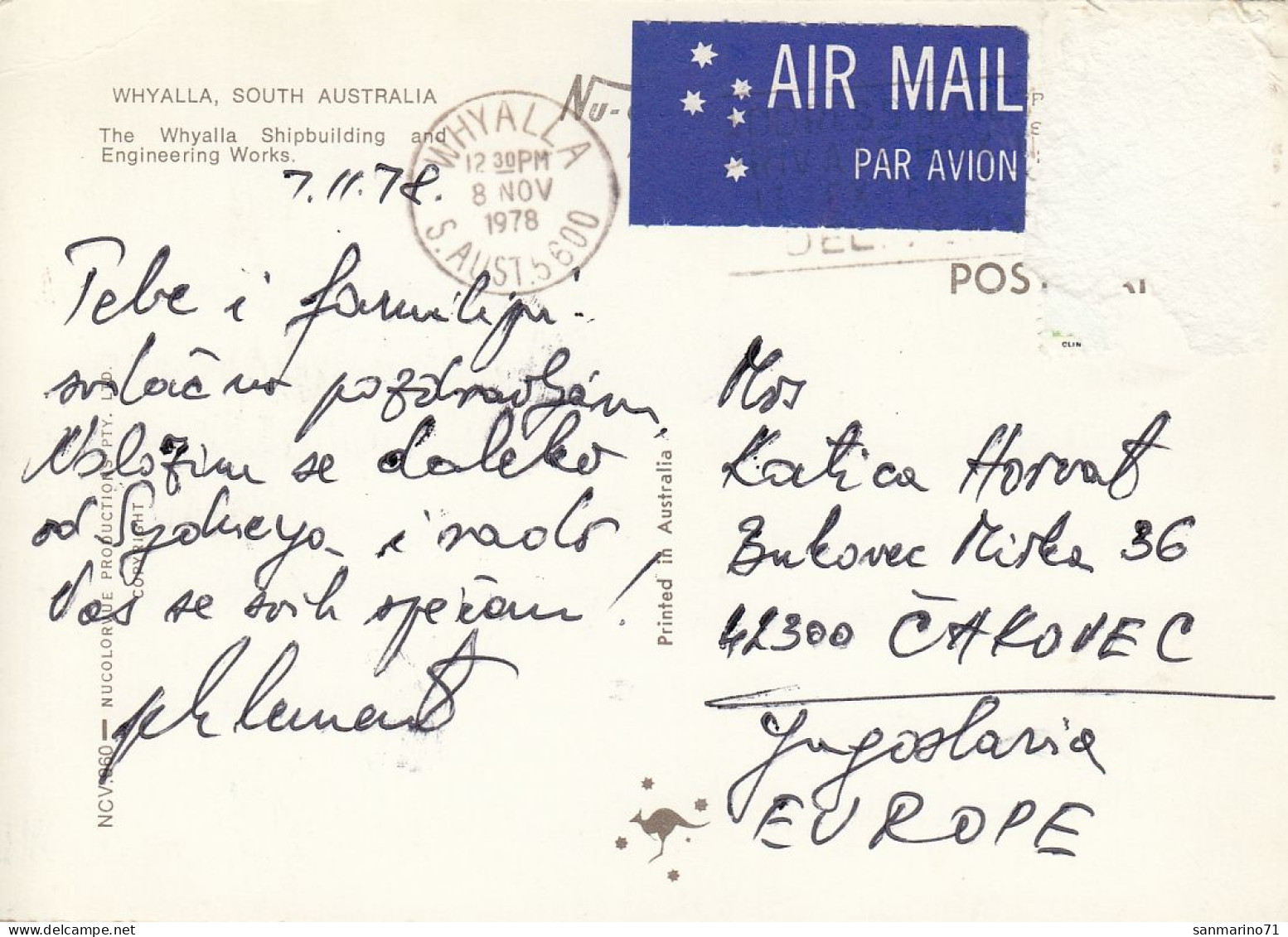POSTCARD 695,Australia,Whyalla - Other & Unclassified