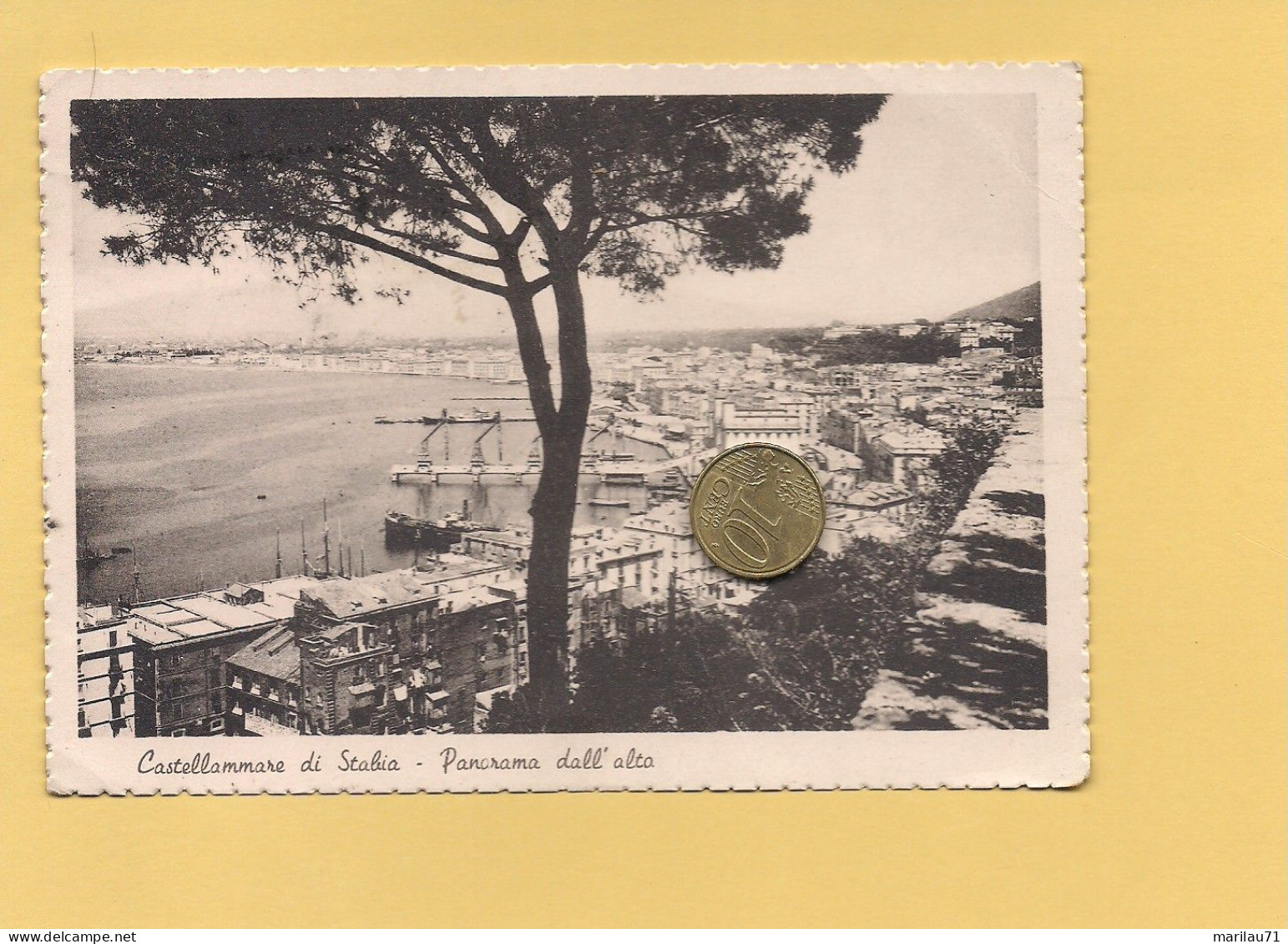 MM3091 Campania CASTELLAMMARE DI STABIA Napoli 1950 Viaggiata - Castellammare Di Stabia