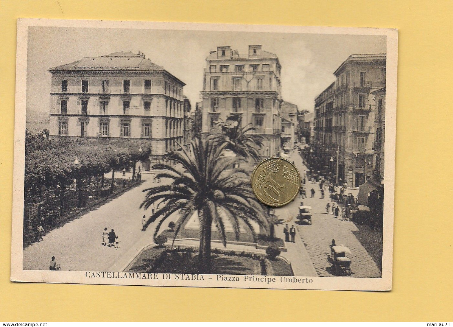 MM3092 Campania CASTELLAMMARE DI STABIA Napoli 1952 Viaggiata - Castellammare Di Stabia