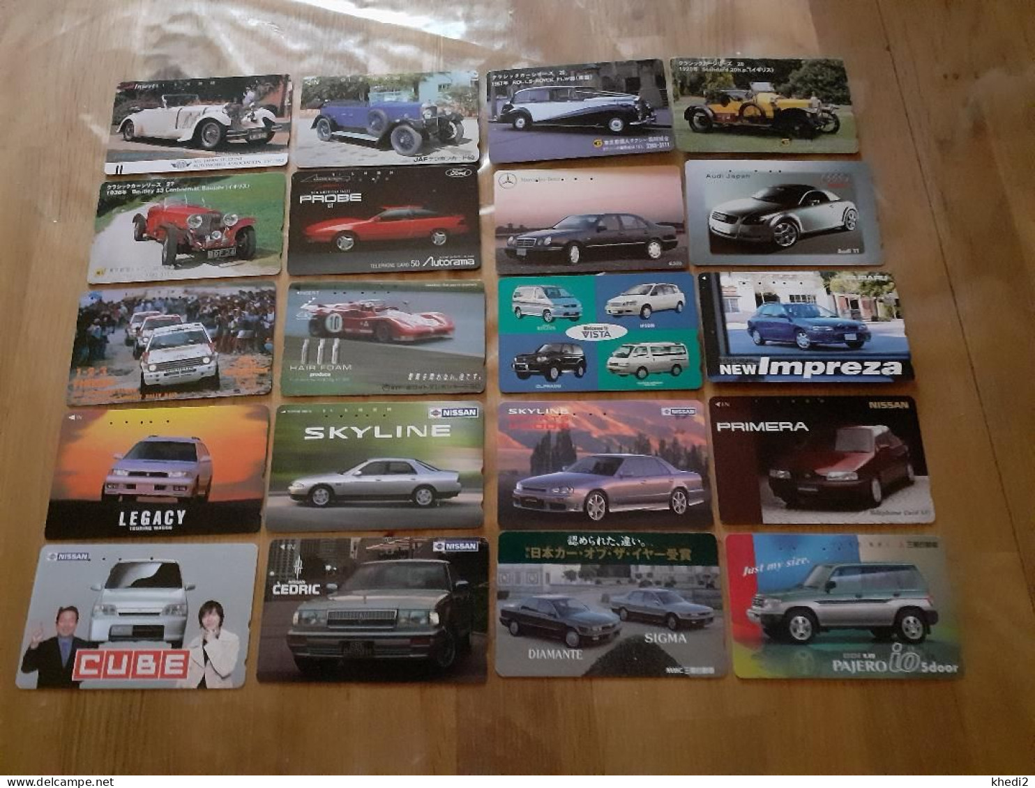 LOT De 50 Télécartes JAPON DIFFERENTES - VOITURE - CAR DIFFERENT JAPAN Phonecards - AUTO TK - 2/4 - Collections