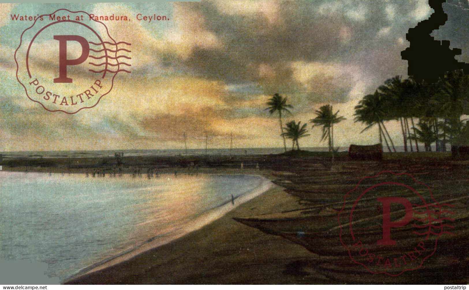 SRI LANKA CEYLON - CEYLAN. WATER'S MEET AND PANADURA - Sri Lanka (Ceylon)