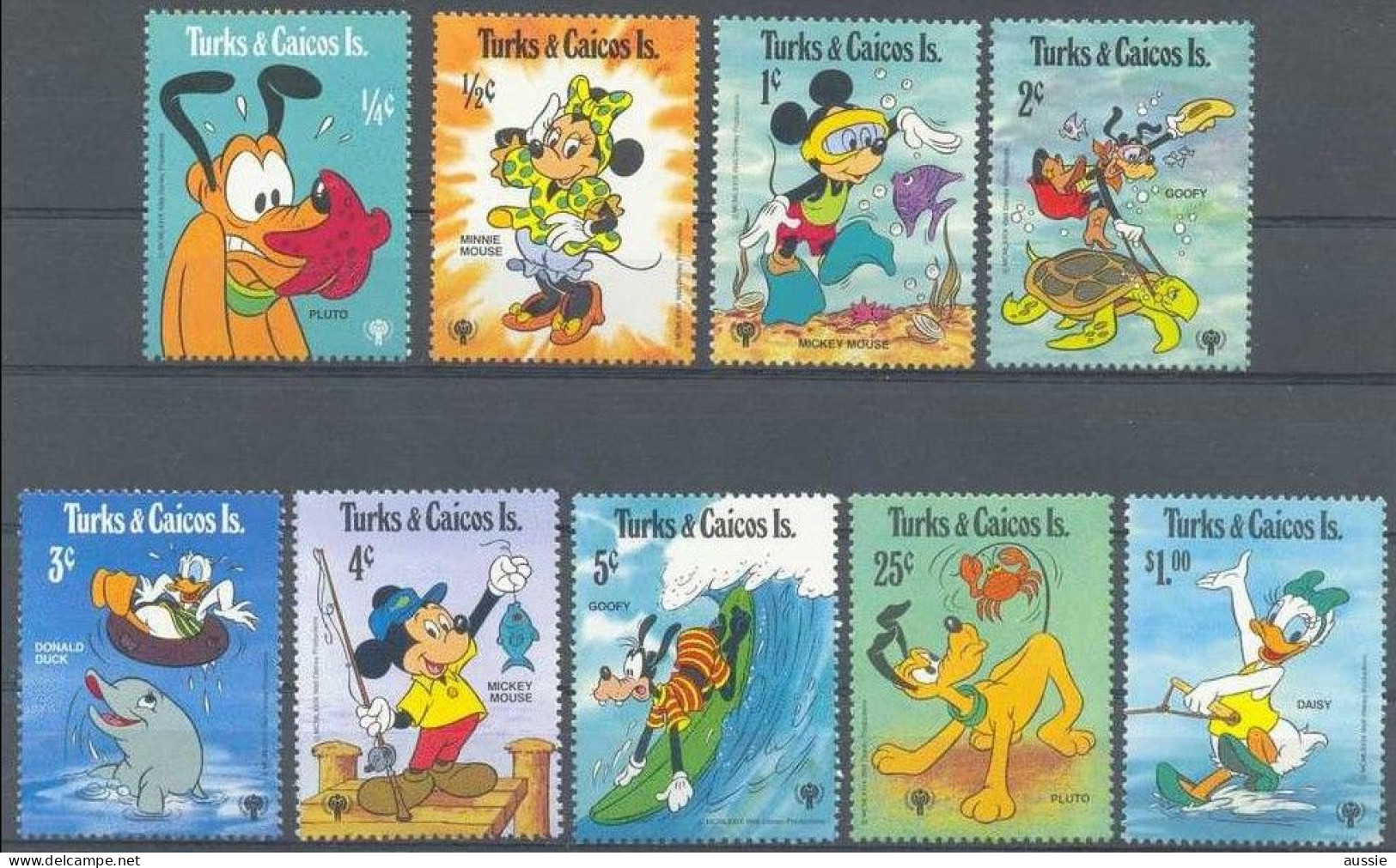 Disney Turks & Caicos Islands1979 Yvertn° 445-453 *** MNH - Disney