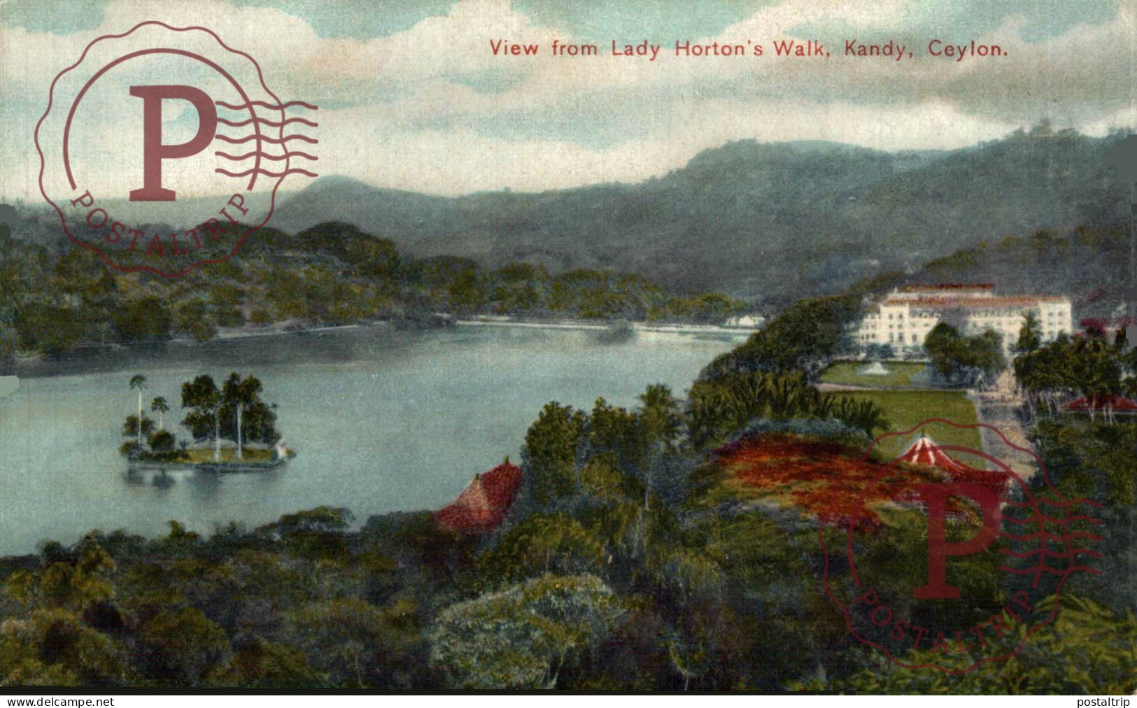 SRI LANKA CEYLON - CEYLAN. VIEW FROM LADY HORTON'S WALK KANDY. - Sri Lanka (Ceylon)