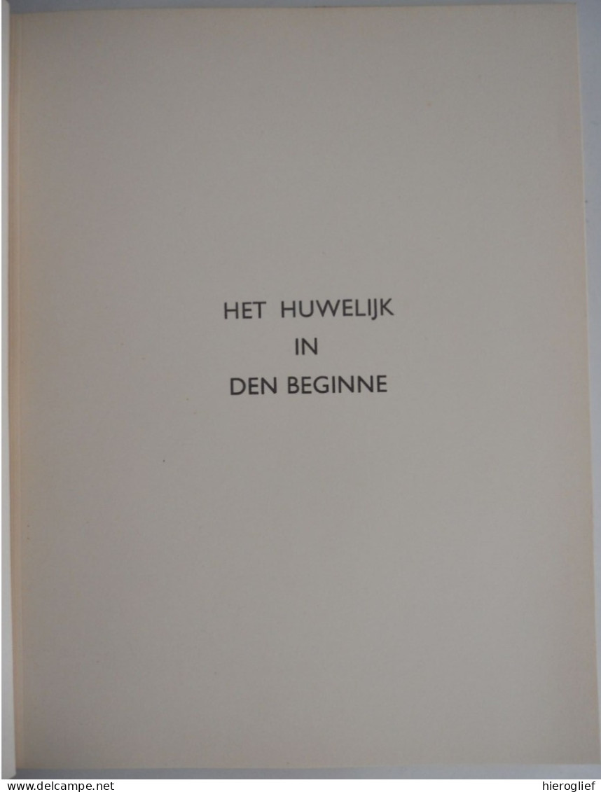 HET CHRISTELIJK HUWELIJK  Tekst E. Fleerackers Platen Albert Servaes 1938 / Niet Ingevuld Exemplaar ! Waver Sobea - Altri & Non Classificati