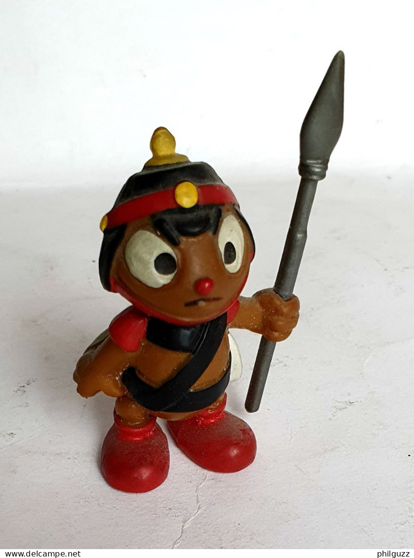 FIGURINE ABEILLE - BULLY 1975 09 SOLDAT AVEC LANCE - Pas MAYA - Sonstige & Ohne Zuordnung