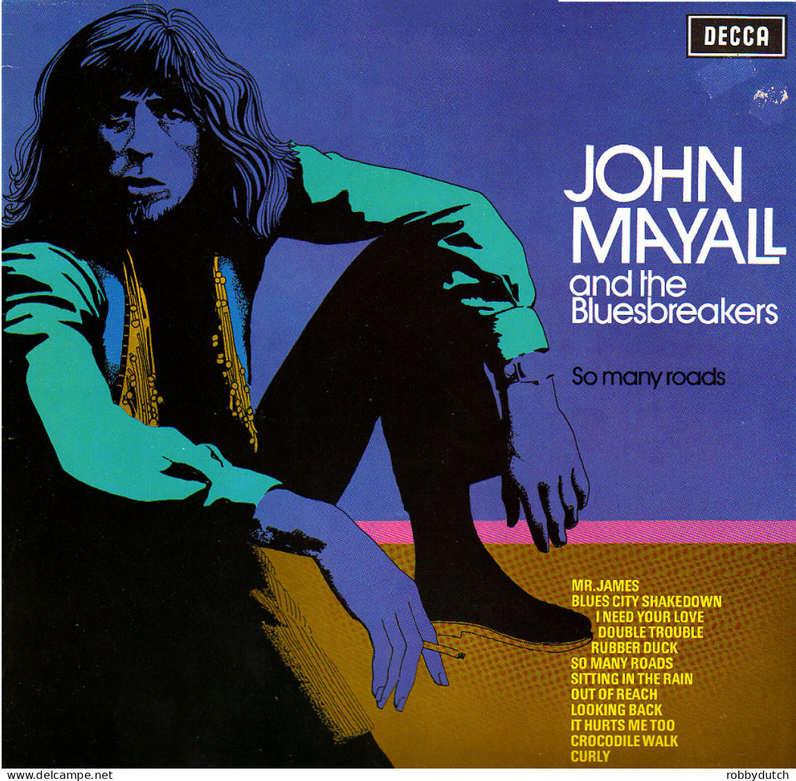 * LP *  JOHN MAYALL & The BLUESBREAKERS - SO MANY ROADS (Holland Reissue 1977 EX!!) - Blues