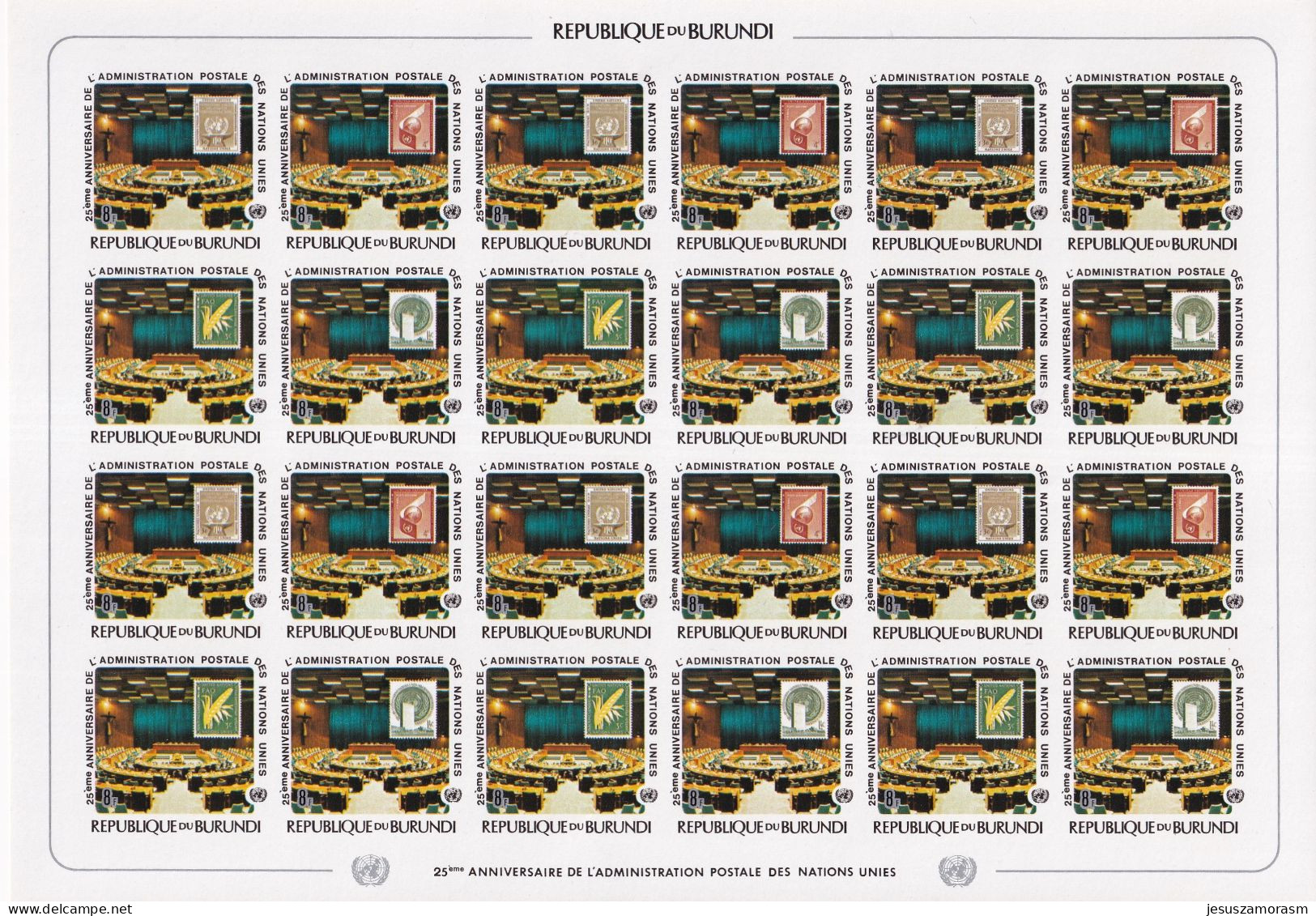 Burundi Nº 753sd Al 764sd Y A469sd Al A480sd SIN DENTAR En Pliegos De 6 Series - Unused Stamps