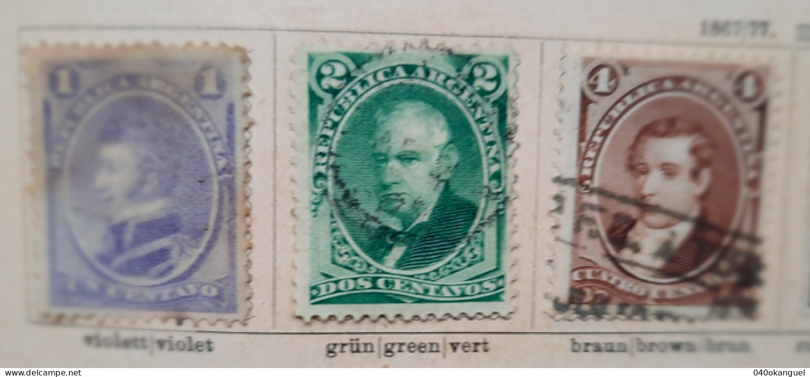 Argentinien - 3 Marken Gem. Scan - Used Stamps