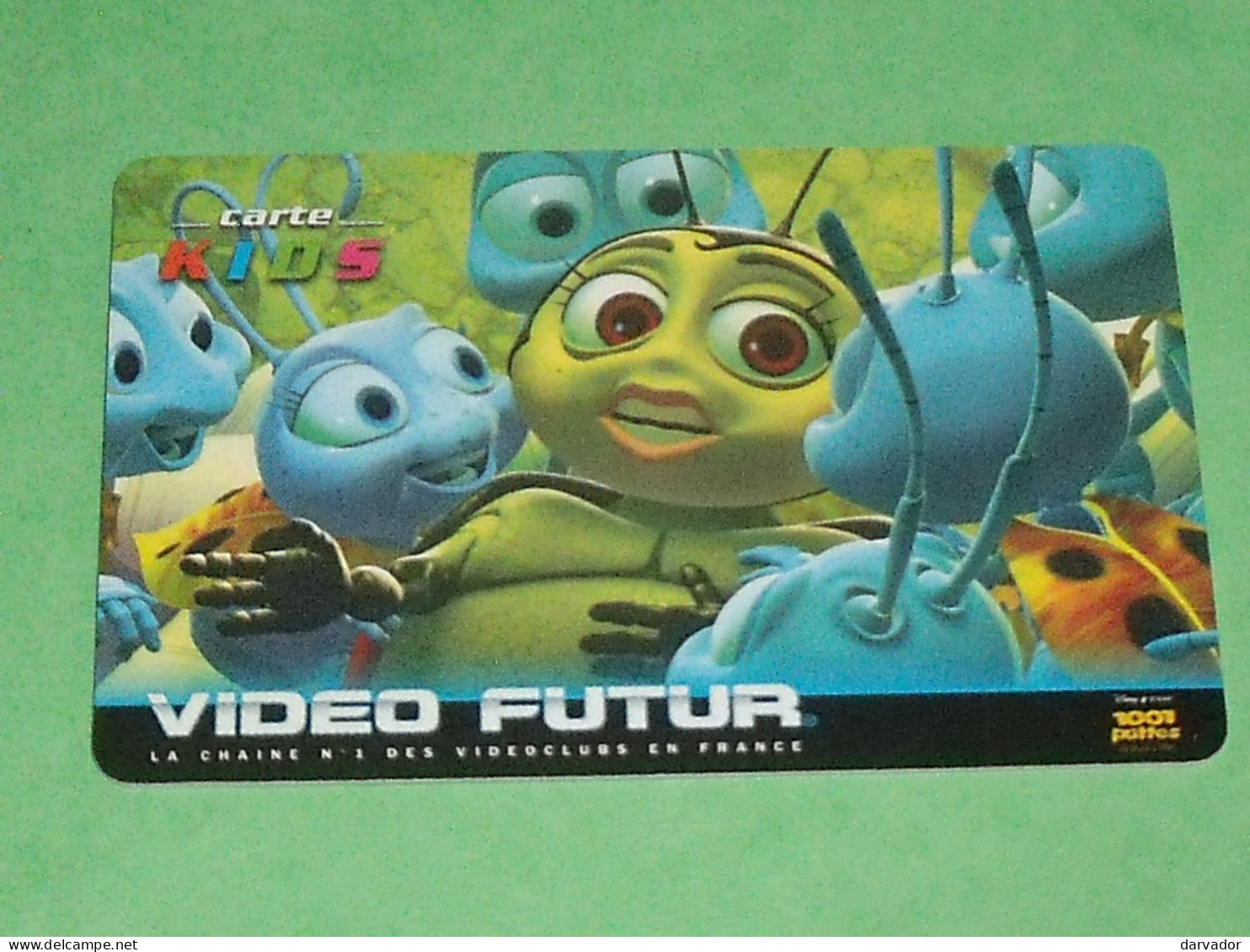 TL6 / Carte Vidéo Futur / Carte Kid N°3 / 1001 Pattes : SUPERBE ( Dans Tous Les Videoclubs De La Chaine VIDEO FUTUR ) - Video Futur