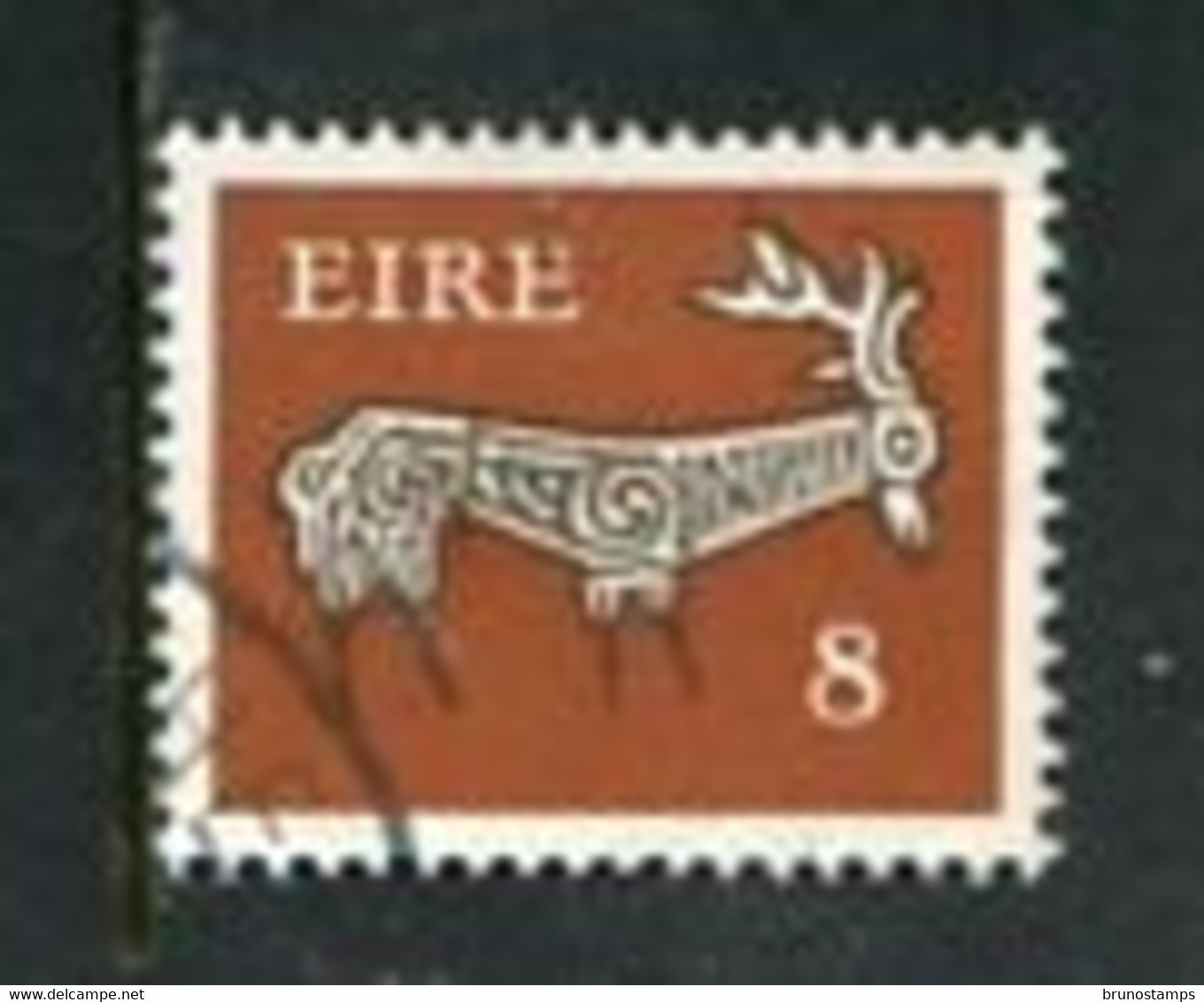 IRELAND/EIRE - 1974  8p   STAG  NO WMK  FINE USED - Gebruikt