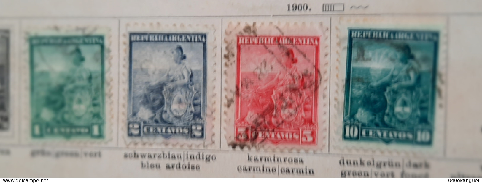 Argentinien - 4 Marken Gem. Scan - Used Stamps