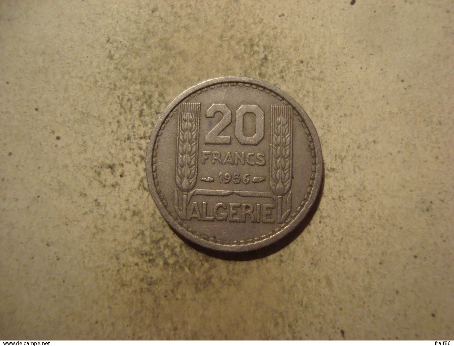 MONNAIE ALGERIE 20 FRANCS 1956 - Algeria