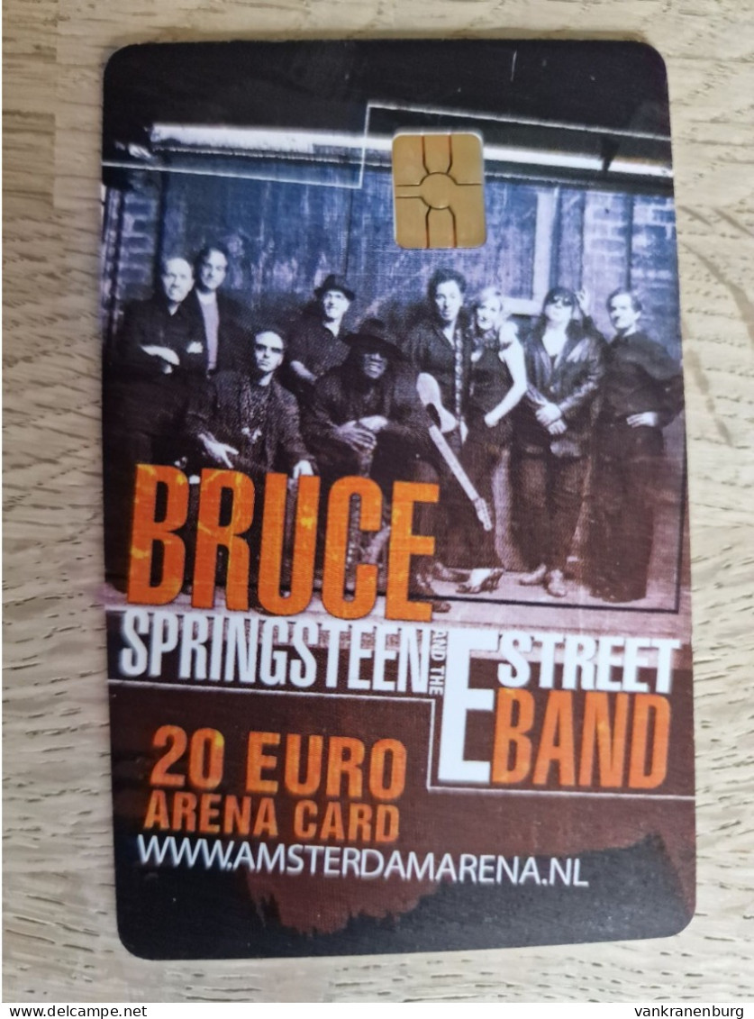 Stadion Card 20 Euro - Bruce Springsteen And The E Street Band - 2008 - Ajax Amsterdam ArenA Card - The Netherlands - Autres & Non Classés