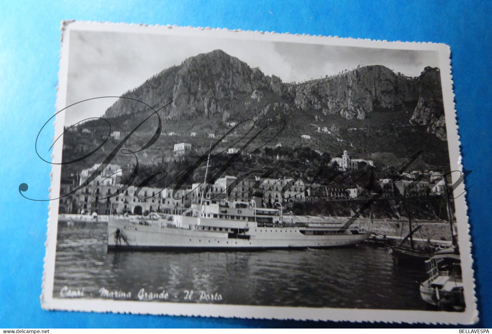 Capri Martina Grande Il Porto Bateau -Barca  "CAPRI" 1950 - Passagiersschepen