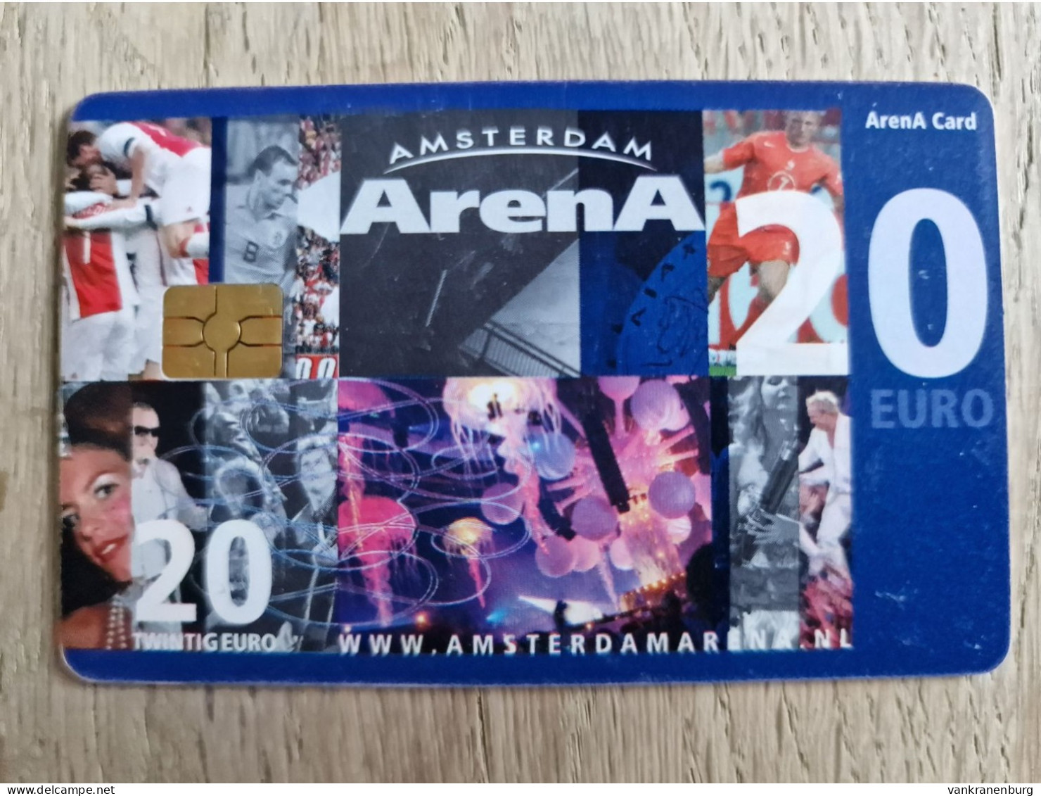 Stadion Card 20 Euro - 2009 - Ajax Amsterdam ArenA Card - The Netherlands - Tarjeta - - Autres & Non Classés