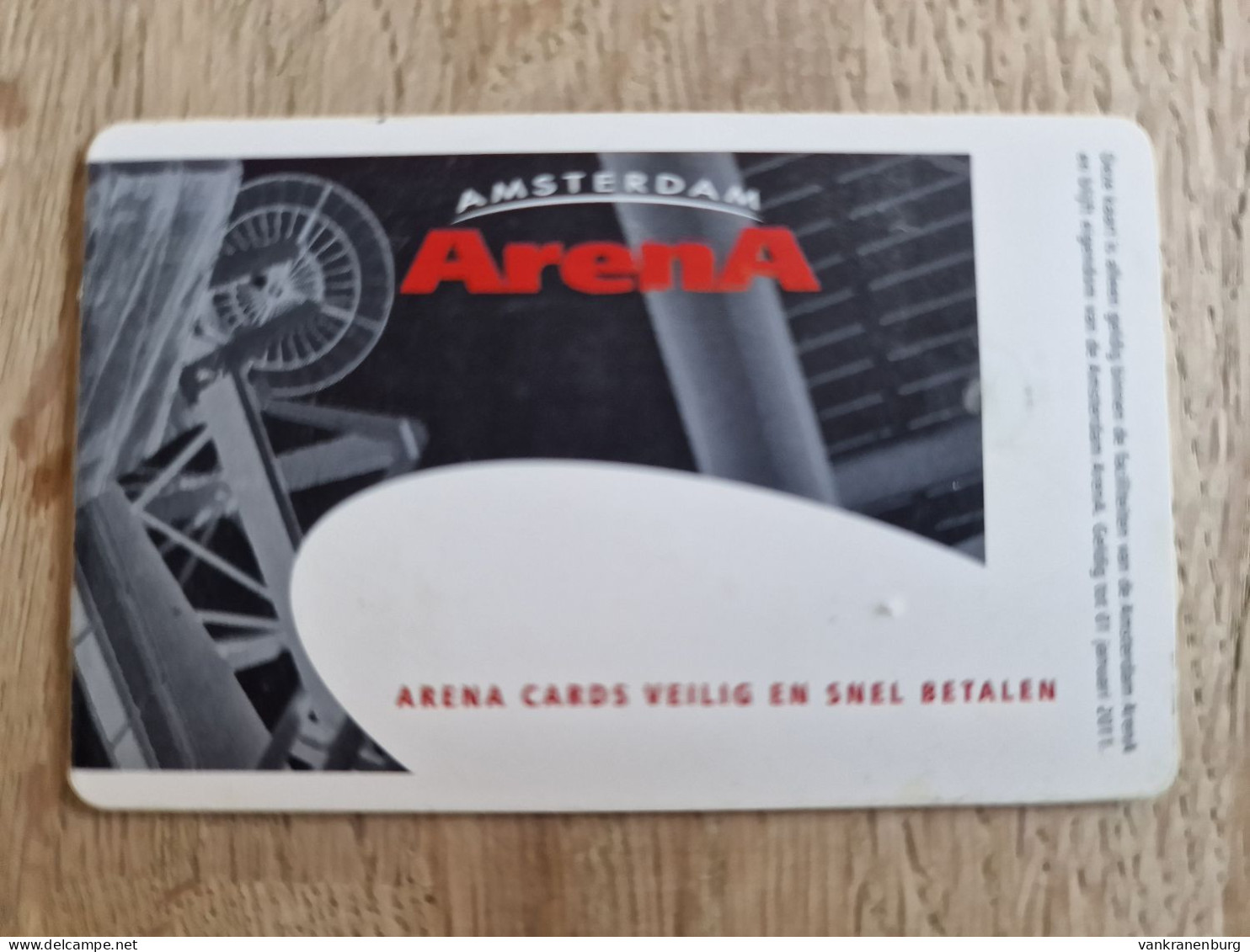 Stadion Card 20 Euro - 2009 - Ajax Amsterdam ArenA Card - The Netherlands - Tarjeta - - Autres & Non Classés