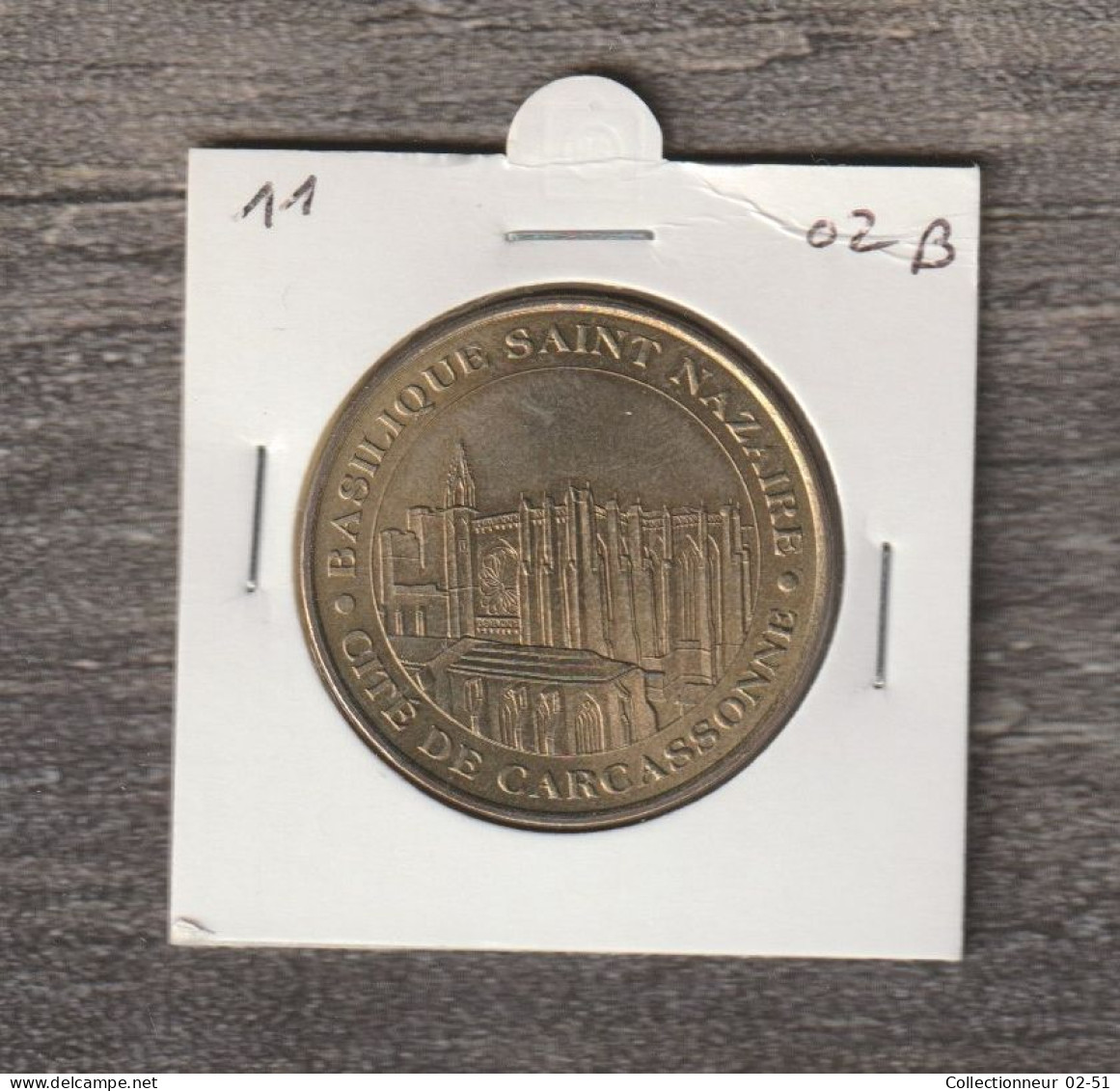 Monnaie De Paris : Basilique Saint-Nazaire Cité De Carcassonne - 2002 - 2002