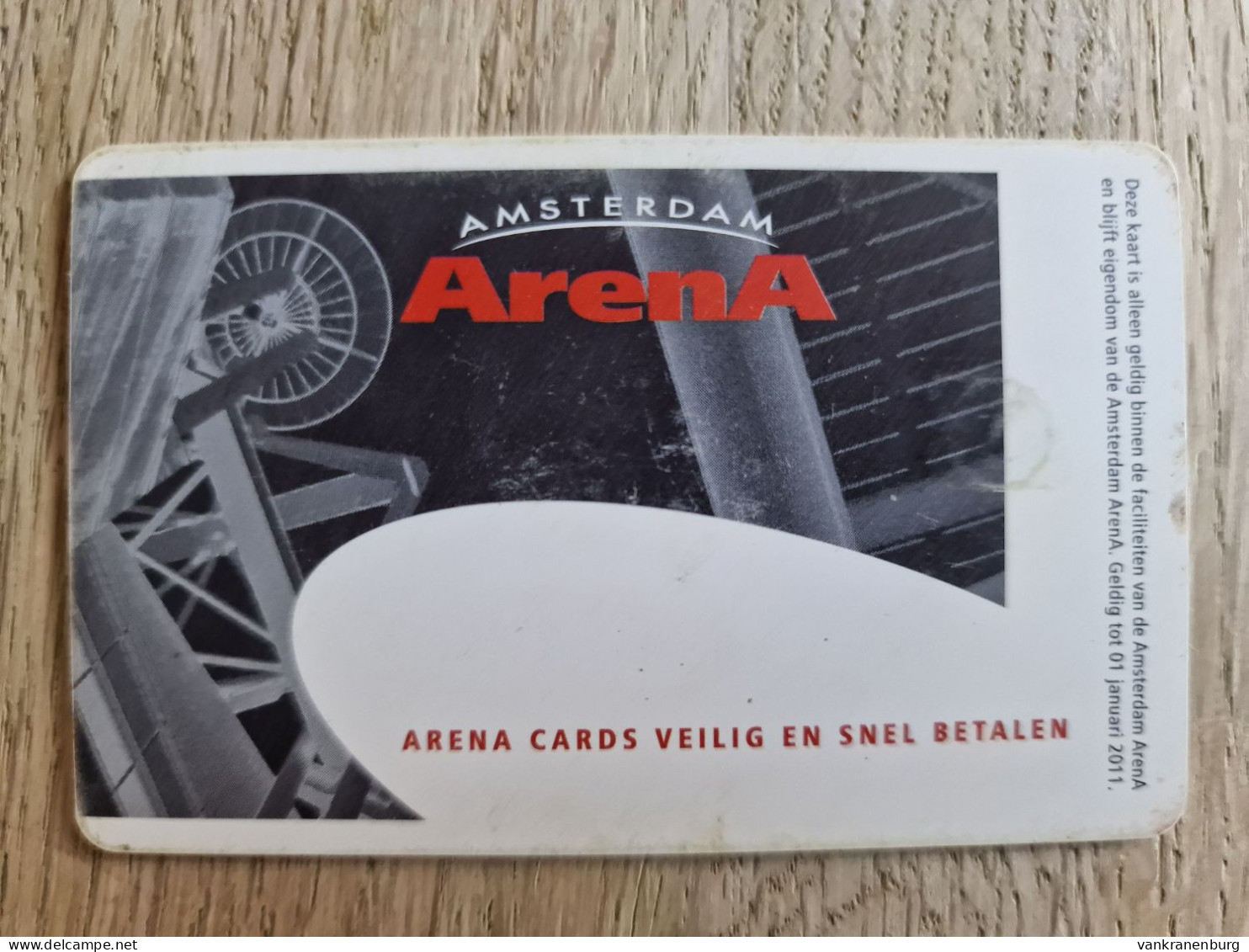 Stadion Card 10 Euro - Andre Rieu World Stadium Tour - 2009 - Ajax Amsterdam ArenA Card - The Netherlands - Tarjeta - - Autres & Non Classés