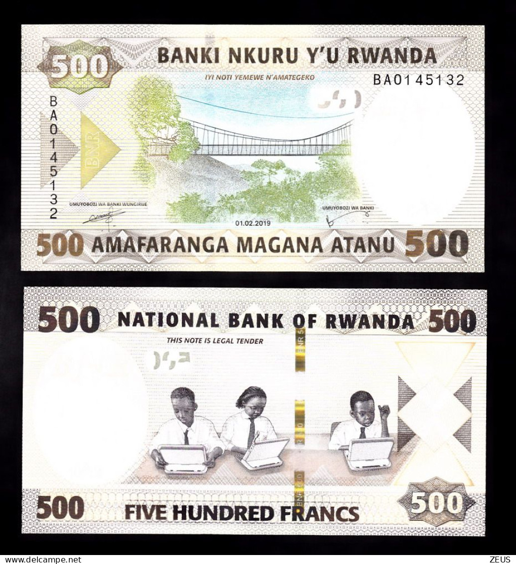 RWANDA 500 FRANCHI 2019 PIK 42  FDS - Ruanda