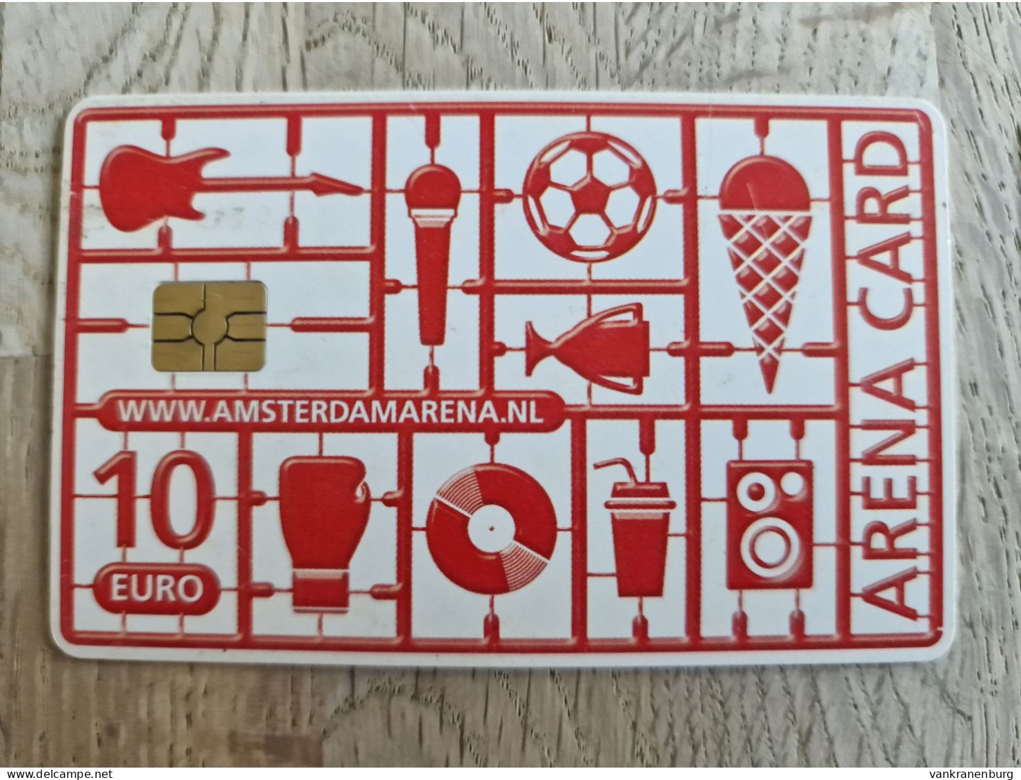 Stadion Card 10 Euro - 2010 - Ajax Amsterdam ArenA Card - The Netherlands - Tarjeta - World Of Ajax - Autres & Non Classés