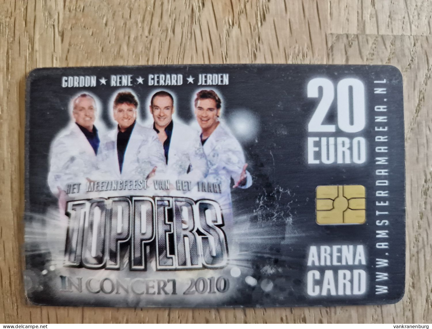 Stadion Card 20 Euro - Toppers In Concert 2010 - Ajax Amsterdam ArenA Card - The Netherlands - Tarjeta - - Autres & Non Classés