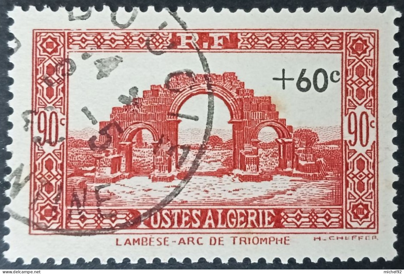 Algérie 1941-42 - YT N°167 - Oblitéré - Usados