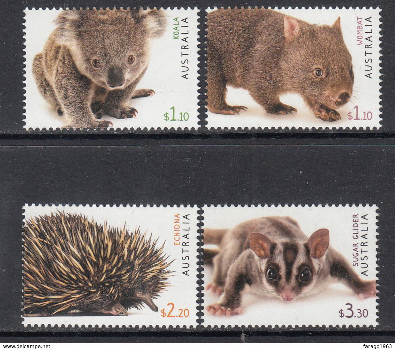 2019 Australia Native Mammals Koala Bears Wombat Complete Set Of 5 MNH - Mint Stamps