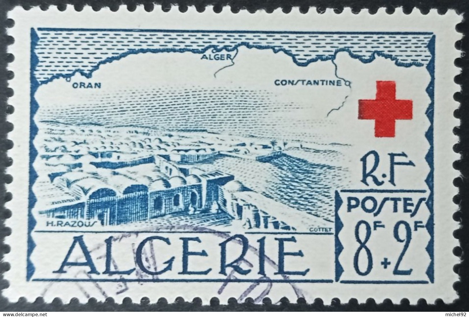 Algérie 1952 - YT N°300 - Oblitéré - Usati