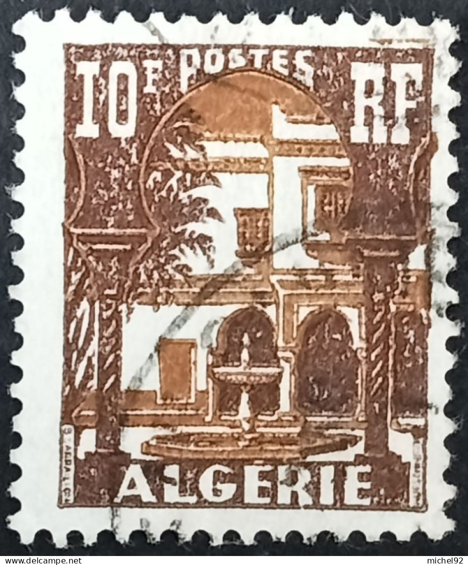 Algérie 1954-55 - YT N°313A - Oblitéré - Usados
