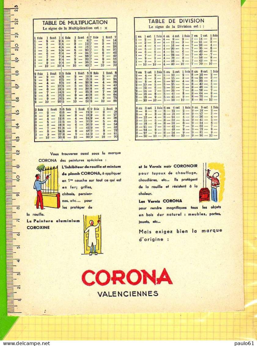 PROTEGE CAHIER  : Peindre Et Vernir Peinture CORONA - Omslagen Van Boeken