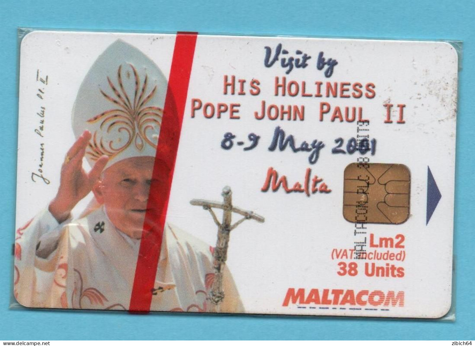 MALTA Chip Phonecard  POPE - MINT - Malte