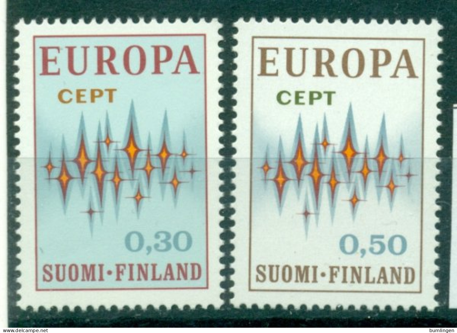 FINLAND 1972 Mi 700-01** Europa CEPT [L3239] - 1972